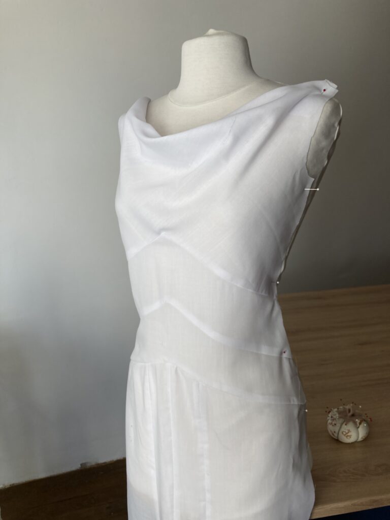 Toile de robe de mariée en Normandie
